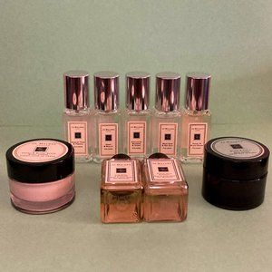 9 Pcs Jo Malone Lot 5 Scents 9ml/.3 fl oz Mini Spray Body Cream Body Wash